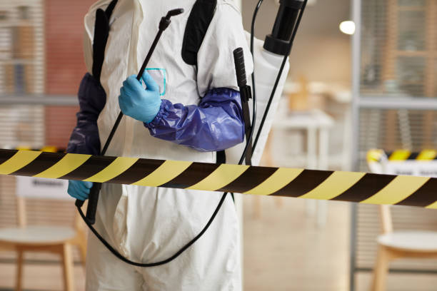 Professional Biohazard Cleanup technician working in Edison, CA